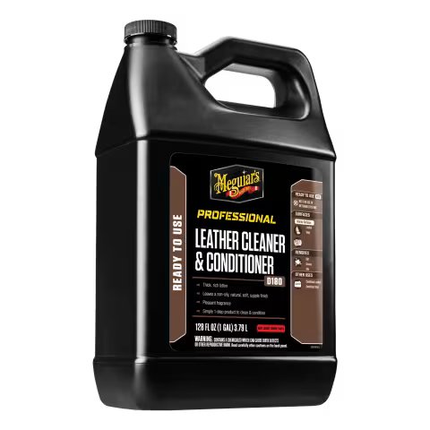Meguiar's Professional Detailer Leather Cleaner & Conditioner, D18001, 3.78 Liters (USA IMPORT)