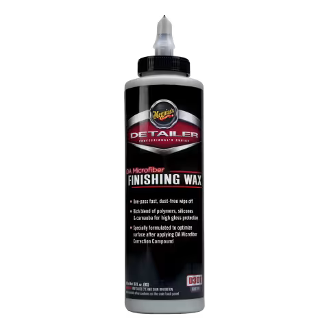 Meguiar's Professional Detailer DA Microfiber Finishing Wax, D30116, 16oz (USA IMPORT)