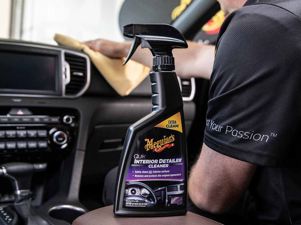 Meguiar's Quik Interior Detailer Cleaner, G13616, 16oz (USA IMPORT)