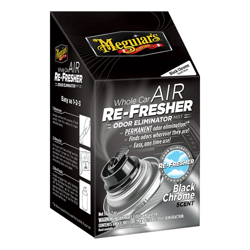 Meguiar's Black Chrome Whole Car Air ReFresher, G181302, 2oz (USA IMPORT)