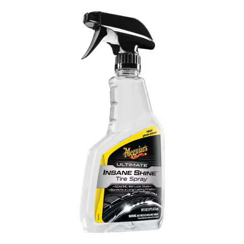 Meguiar's Ultimate Insane Shine Tire Spray, G250816, 16oz USA IMPORT)
