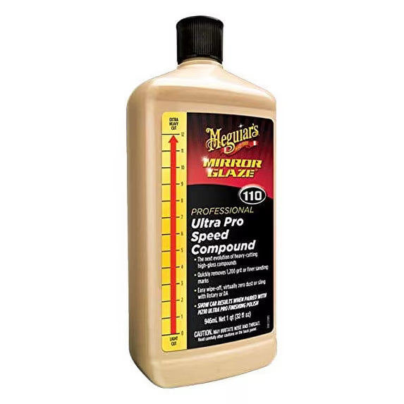 Meguiar's Professional M210 Ultra Pro Finishing Polish Mirror Glaze, M21032, 32oz