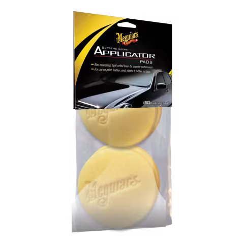Meguiar's Foam Applicator Pads, W0004, 6 Packages with 4 Pads Each