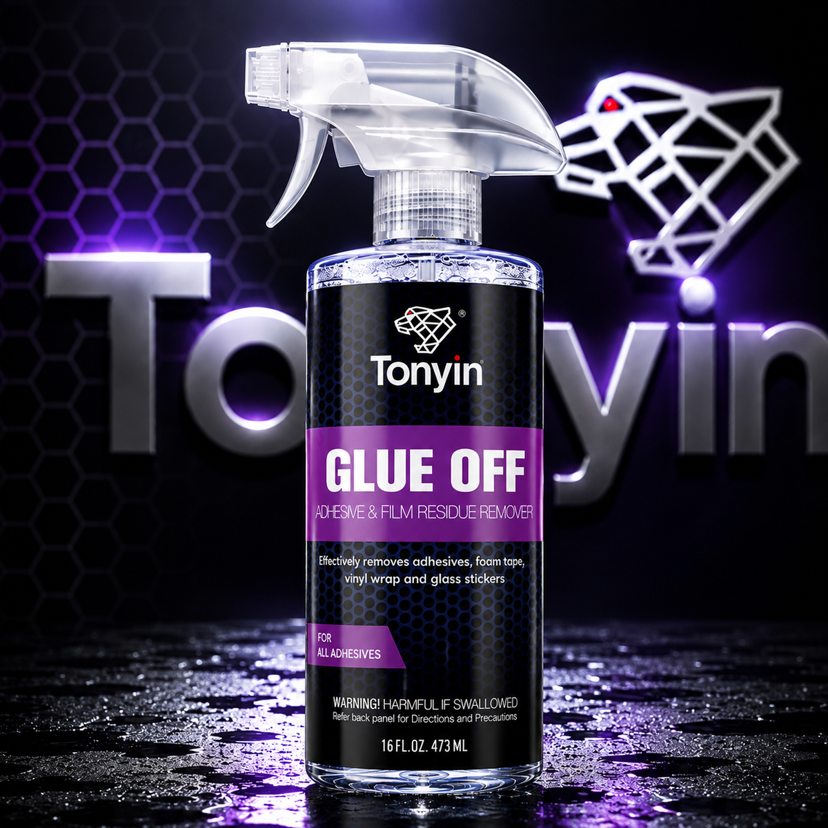 Tonyin GLUE OFF, ADHESIVE & FILM RESIDUE REMOVER