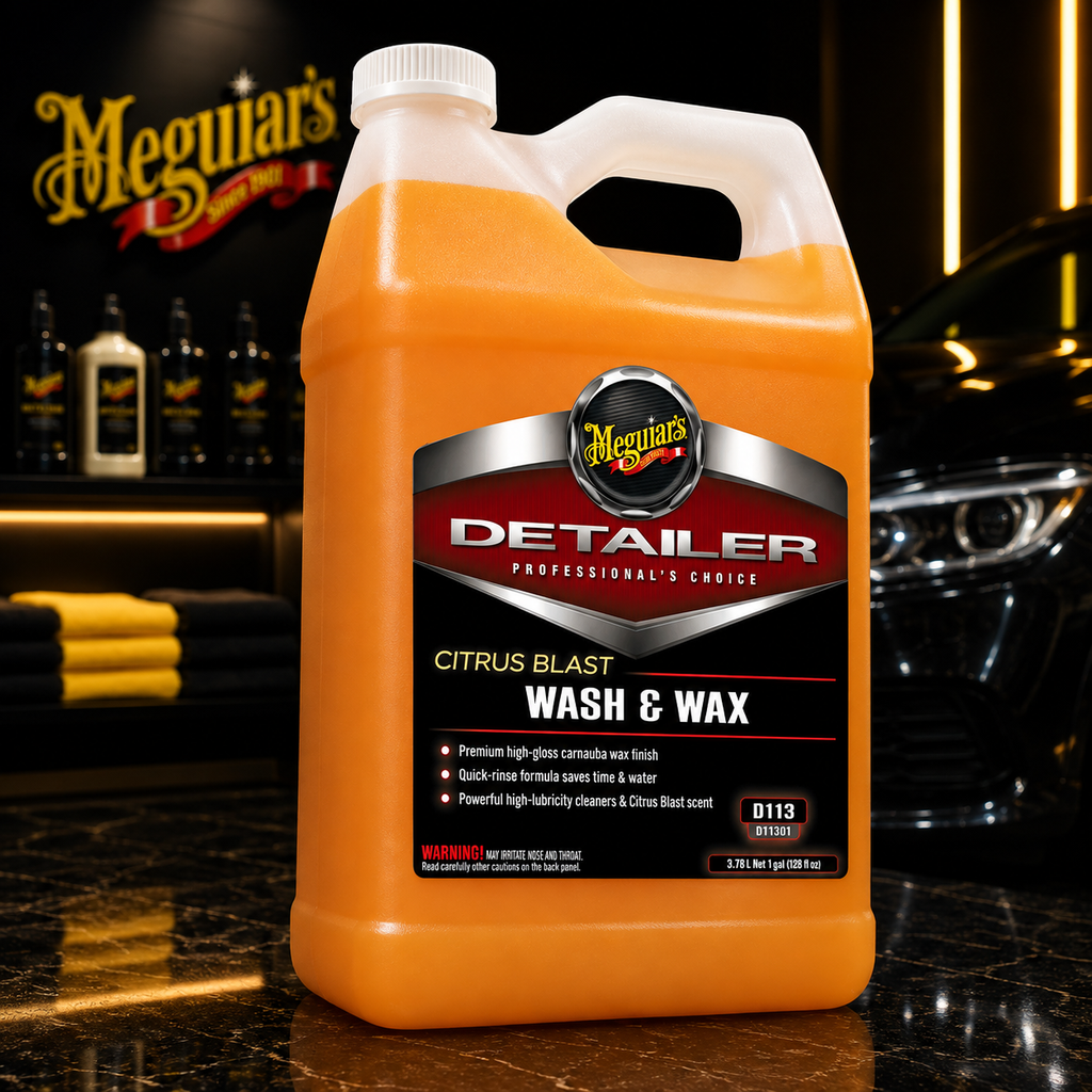 Meguiar's Citrus Blast Wash & Wax 3.87 Liters D11301 (USA Import)