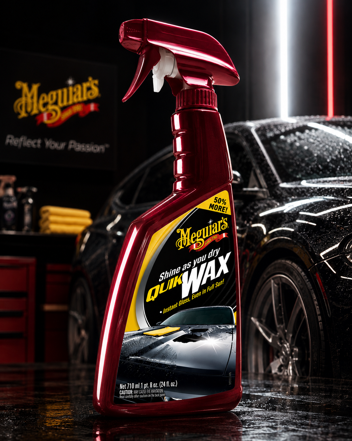 Meguiar's Quik Wax, A1624, (24 oz / 710 mL) (USA IMPORT)