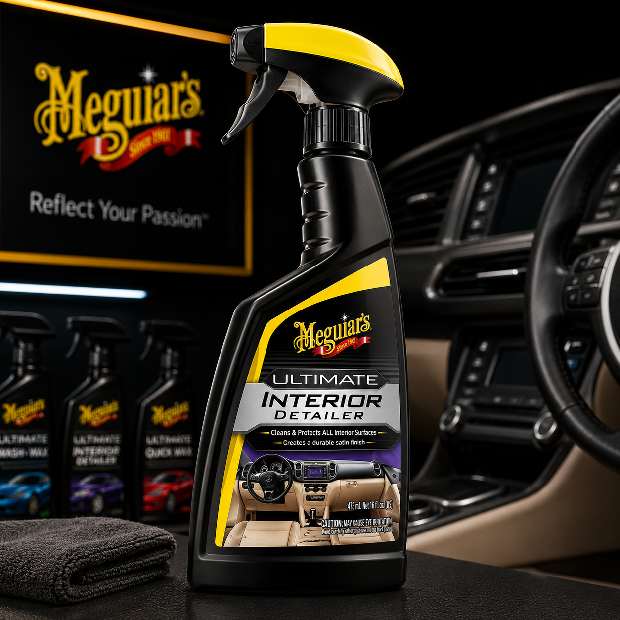 Meguiar's Professional  Ultimate Interior Detailer, G16216, 15.2oz (USA IMPORT)