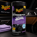 Meguiar's Quik Interior Detailer Wipes, G13600, 30ct (USA IMPORT)