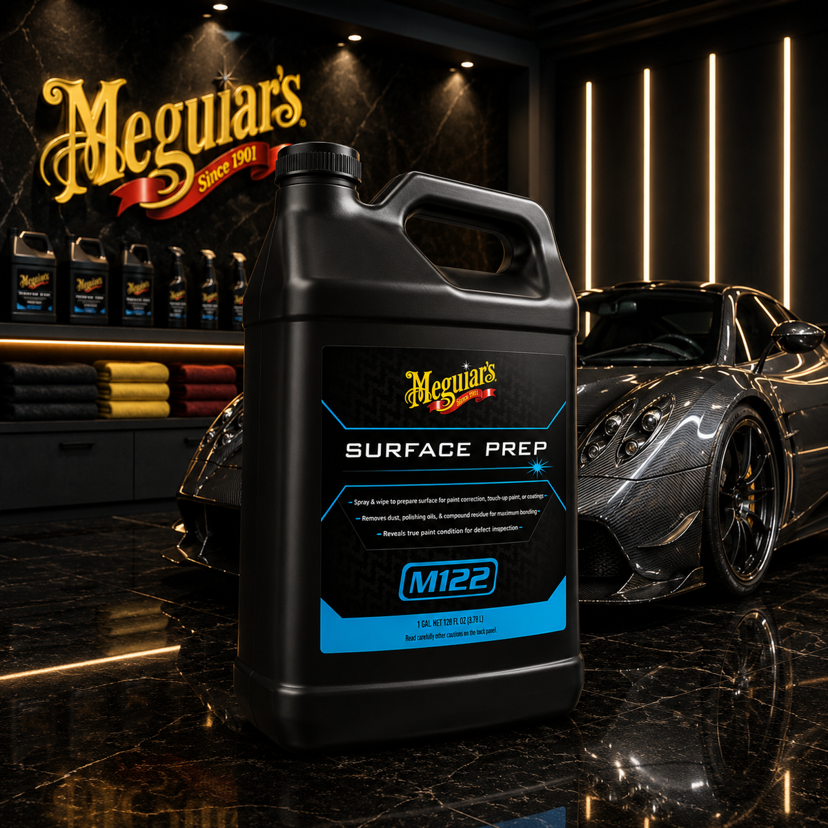 Meguiar's Professional M122 Surface Prep, M12201, 1gal