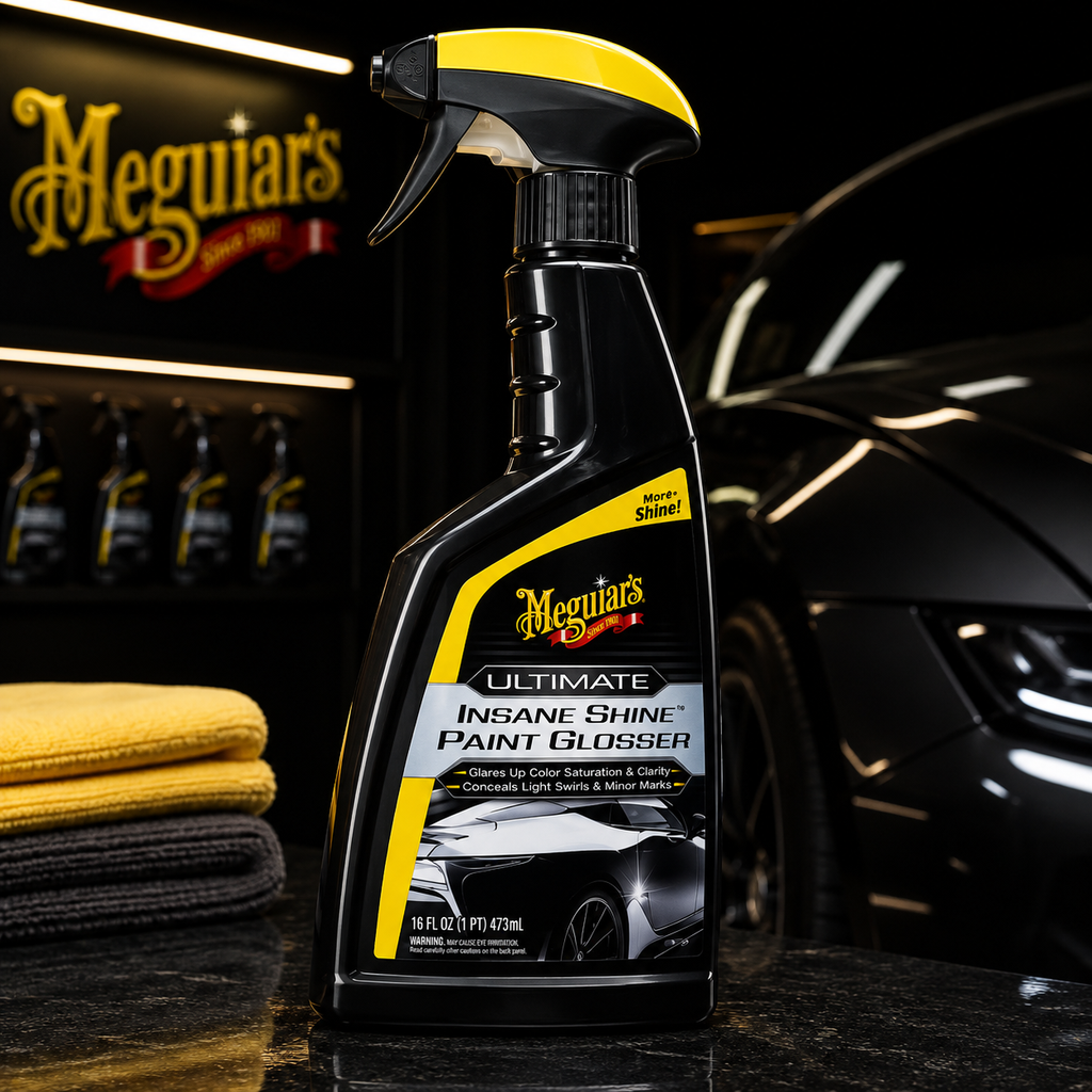 Meguiar's Ultimate Insane Shine Paint Glosser, G230316, 16oz (USA IMPORT)