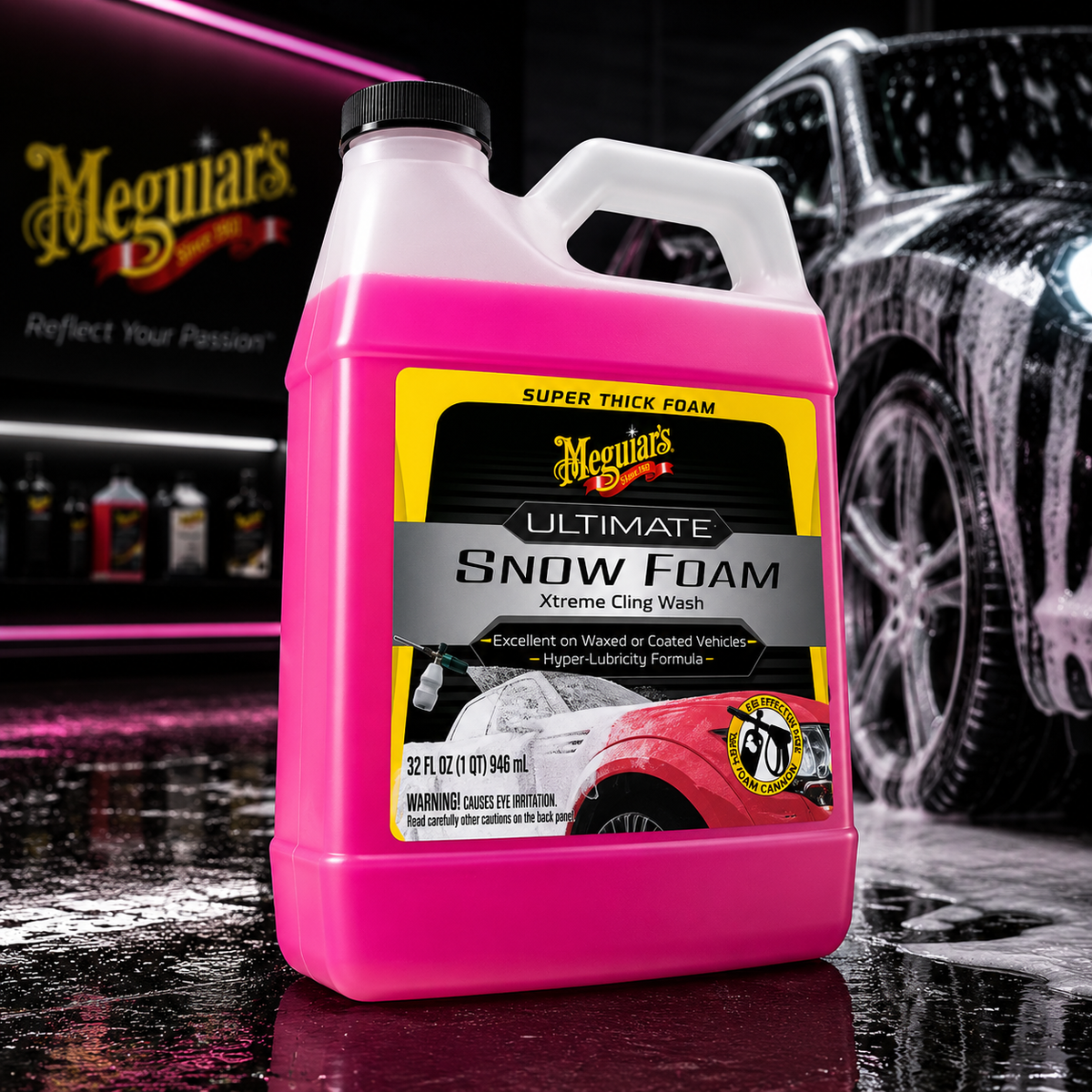 Meguiar's Ultimate Snow Foam, G191532, 32oz (USA IMPORT)