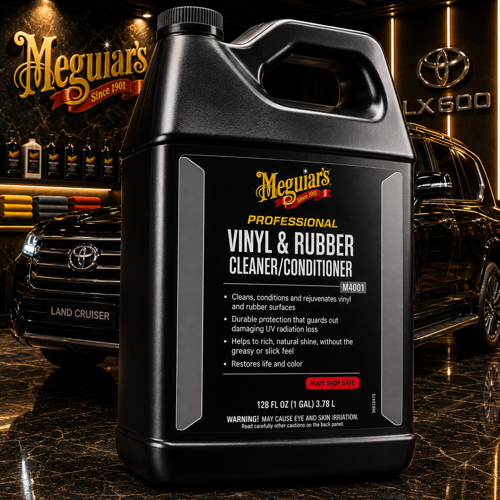 Meguiar's Professional M40 Vinyl & Rubber Cleaner & Conditioner, M4001, 1gal (USA IMPORT)